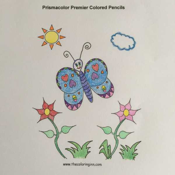 Test Picture Colored with Prismacolor ® Premier Colored Pencils Test Picture Colored with Prismacolor ® Premier Colored Pencils