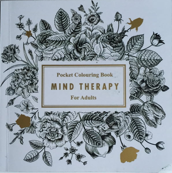 Mind Therapy Pocket Colouring Book cover